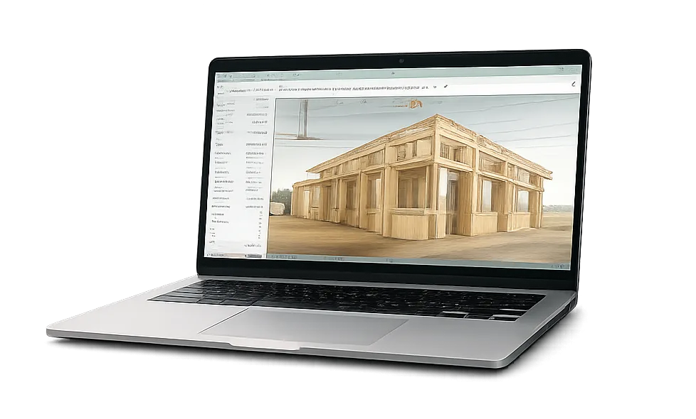 SEMA Software auf Laptop