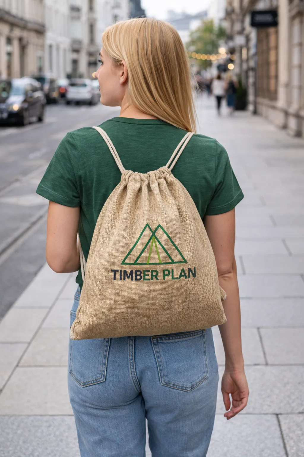TIMberplan Turnbeutel aus Jute